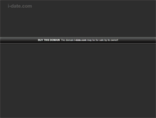 Tablet Screenshot of i-date.com
